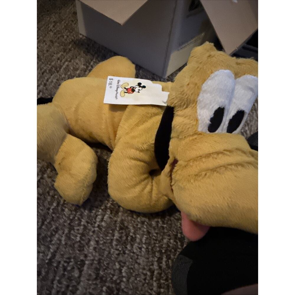 Walt Disney World NICE SOFT PLUTO DOG 16" Plush Stuffed Animal TOY NEW